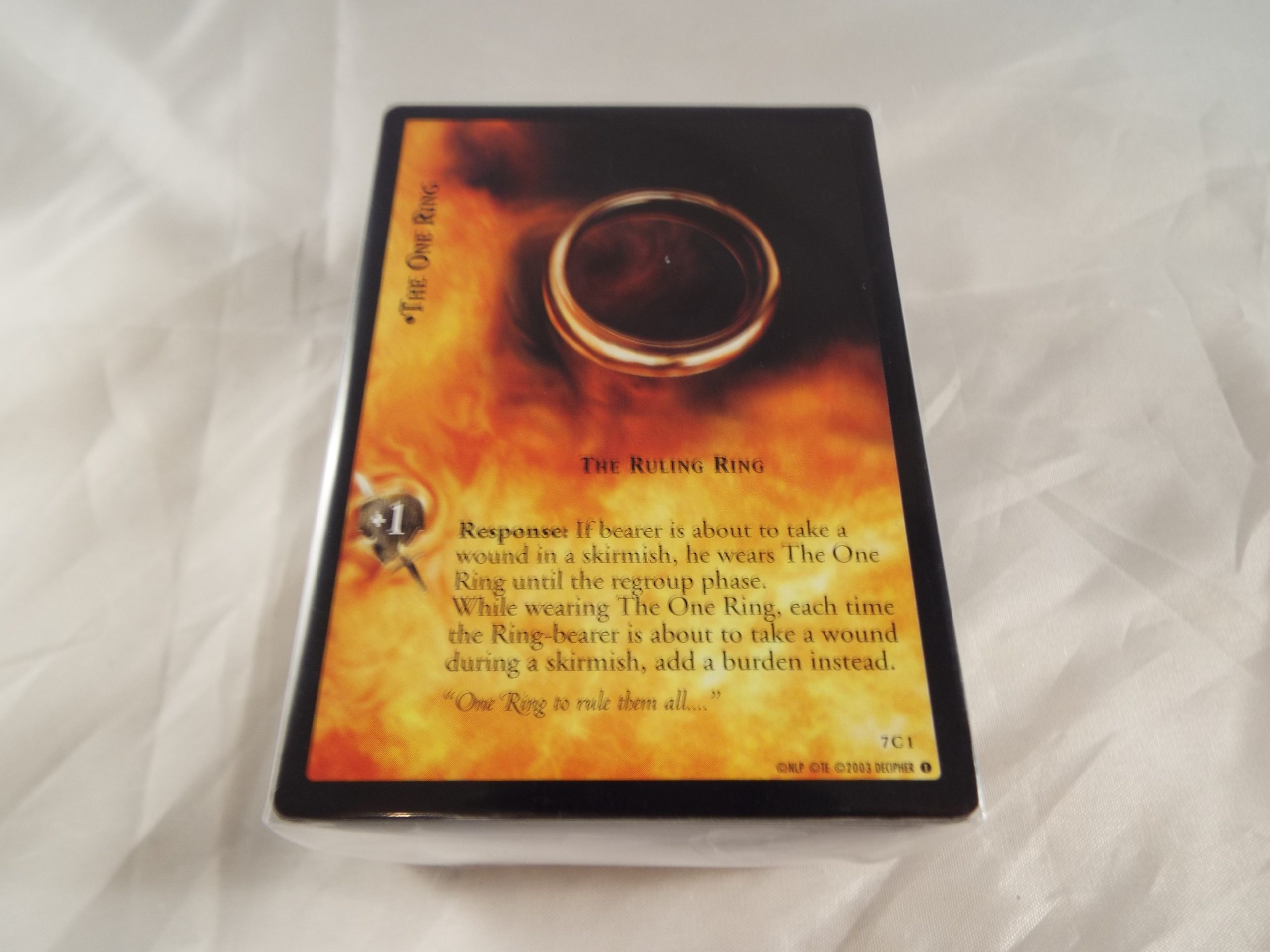 LORD OF THE RINGS TCG THE RETURN OF THE KING COMPLETE SET 121 COMMON CARDS