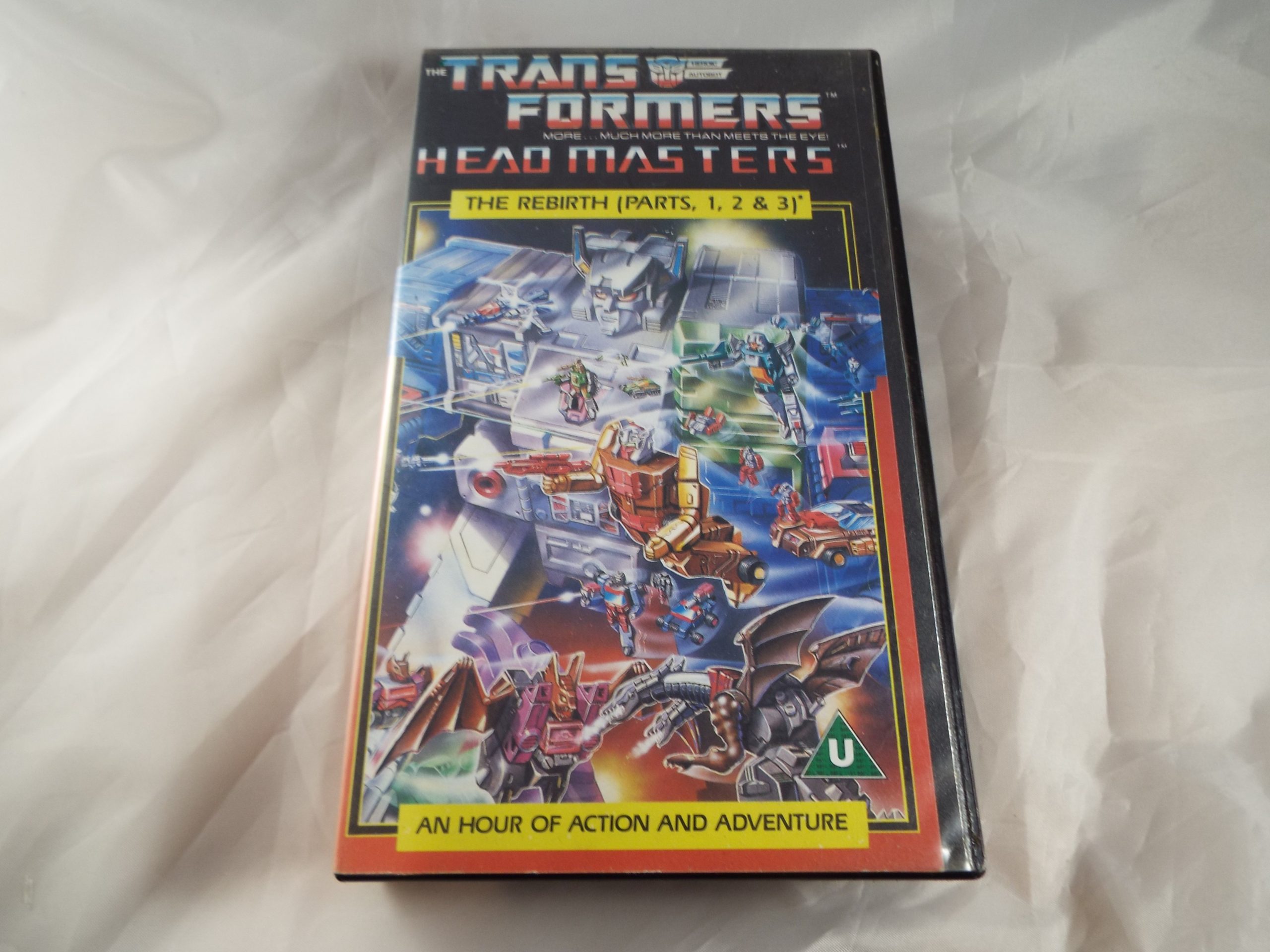 TRANSFORMERS HEADMASTERS THE REBIRTH VHS