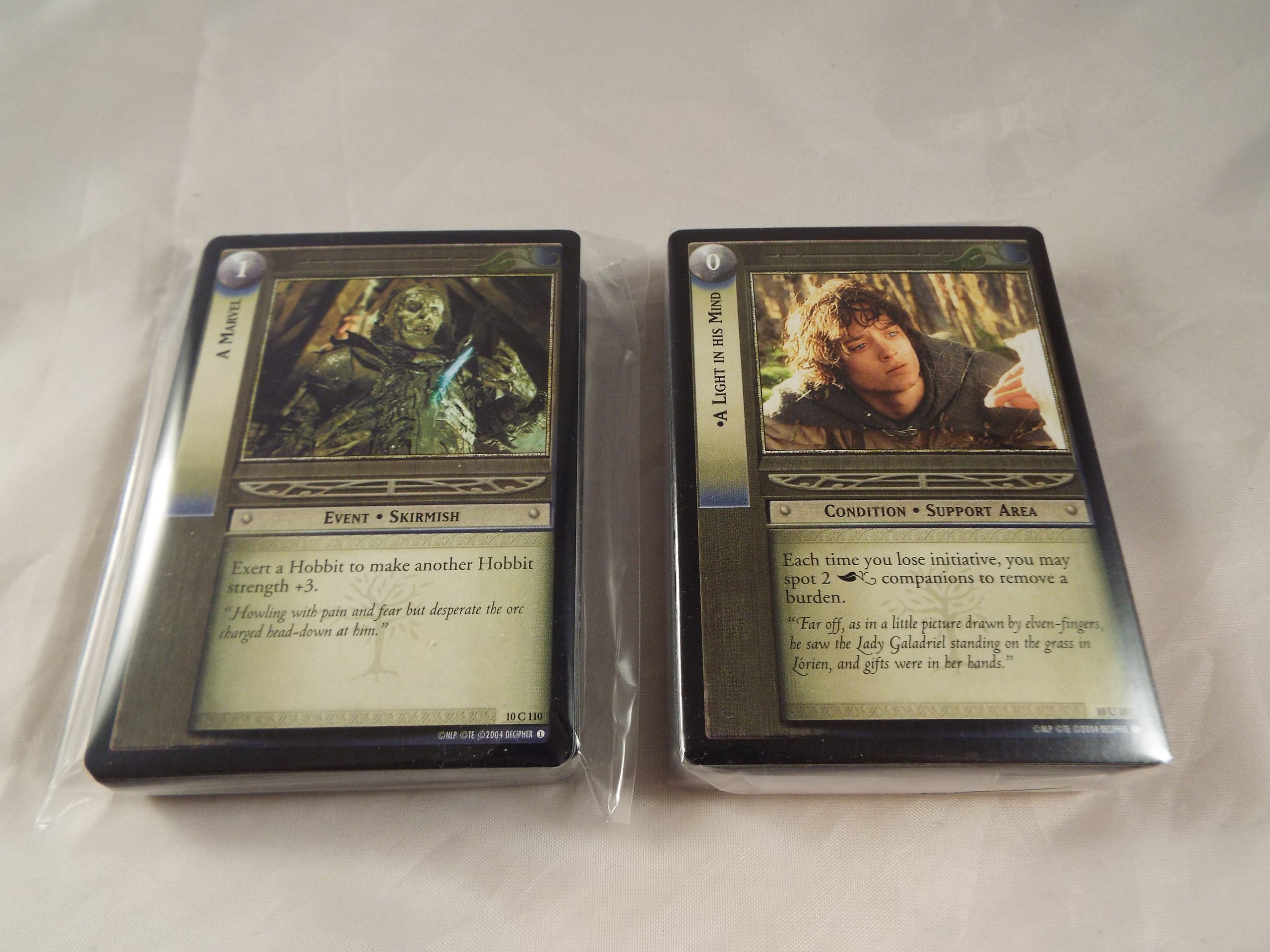 LORD OF THE RINGS TCG MOUNT DOOM COMPLETE SET 80 COMMON & UNCOMMON CARDS