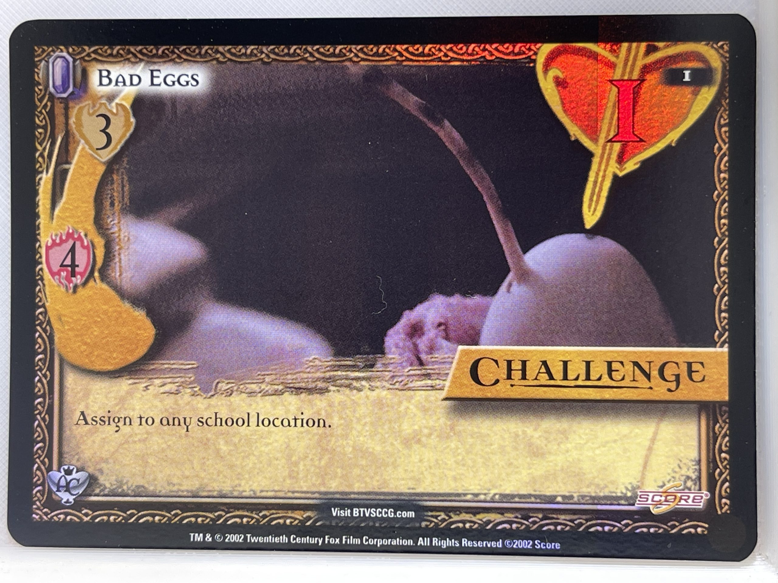 BUFFY THE VAMPIRE SLAYER CCG ANGEL'S CURSE UNL FOIL 1 BAD EGGS ex