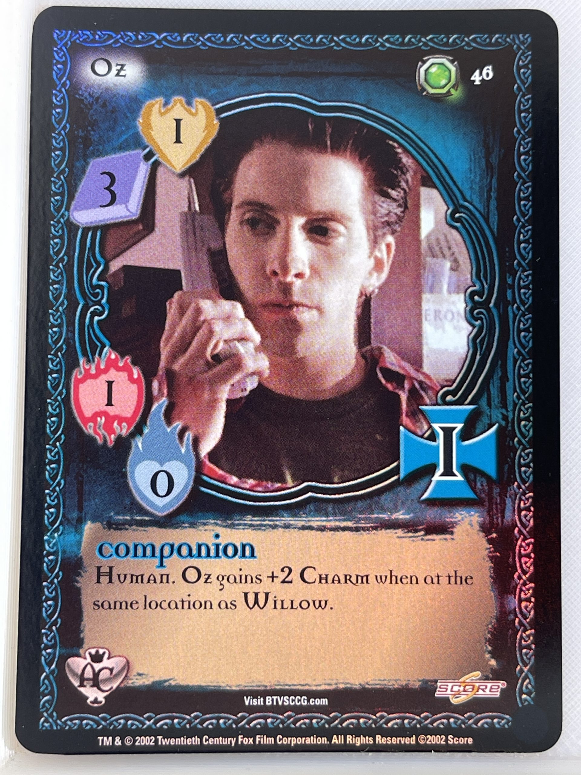 BUFFY THE VAMPIRE SLAYER CCG ANGEL'S CURSE UNL FOIL 46 OZ ex