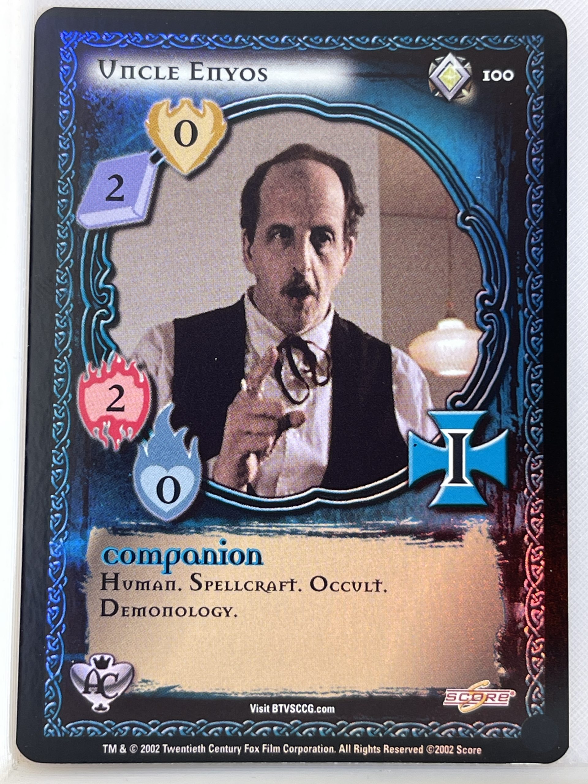 BUFFY THE VAMPIRE SLAYER CCG ANGEL'S CURSE UNL FOIL 100 UNCLE ENYOS ex