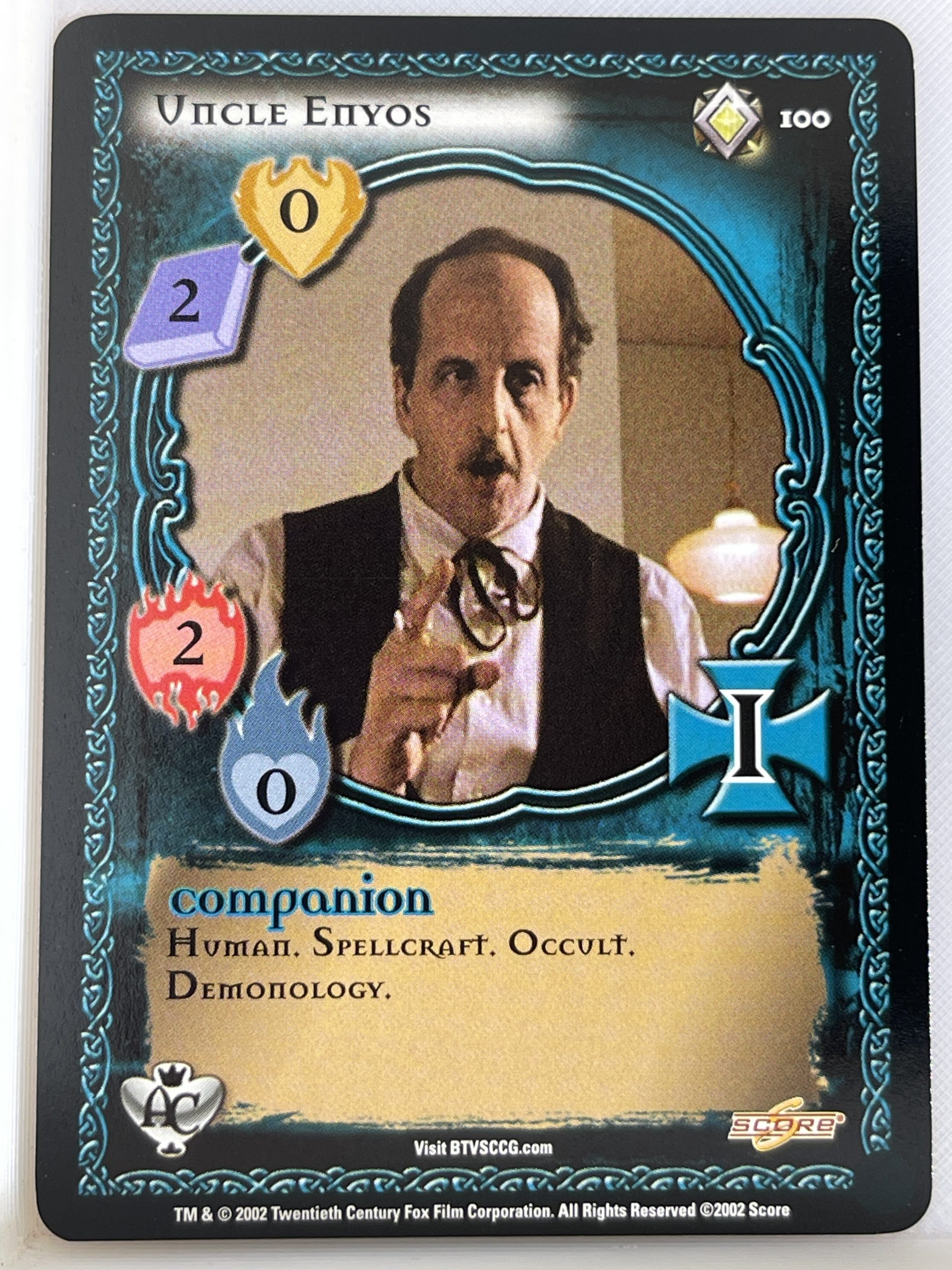 BUFFY THE VAMPIRE SLAYER CCG ANGEL'S CURSE UNL RARE 100 UNCLE ENYOS ex