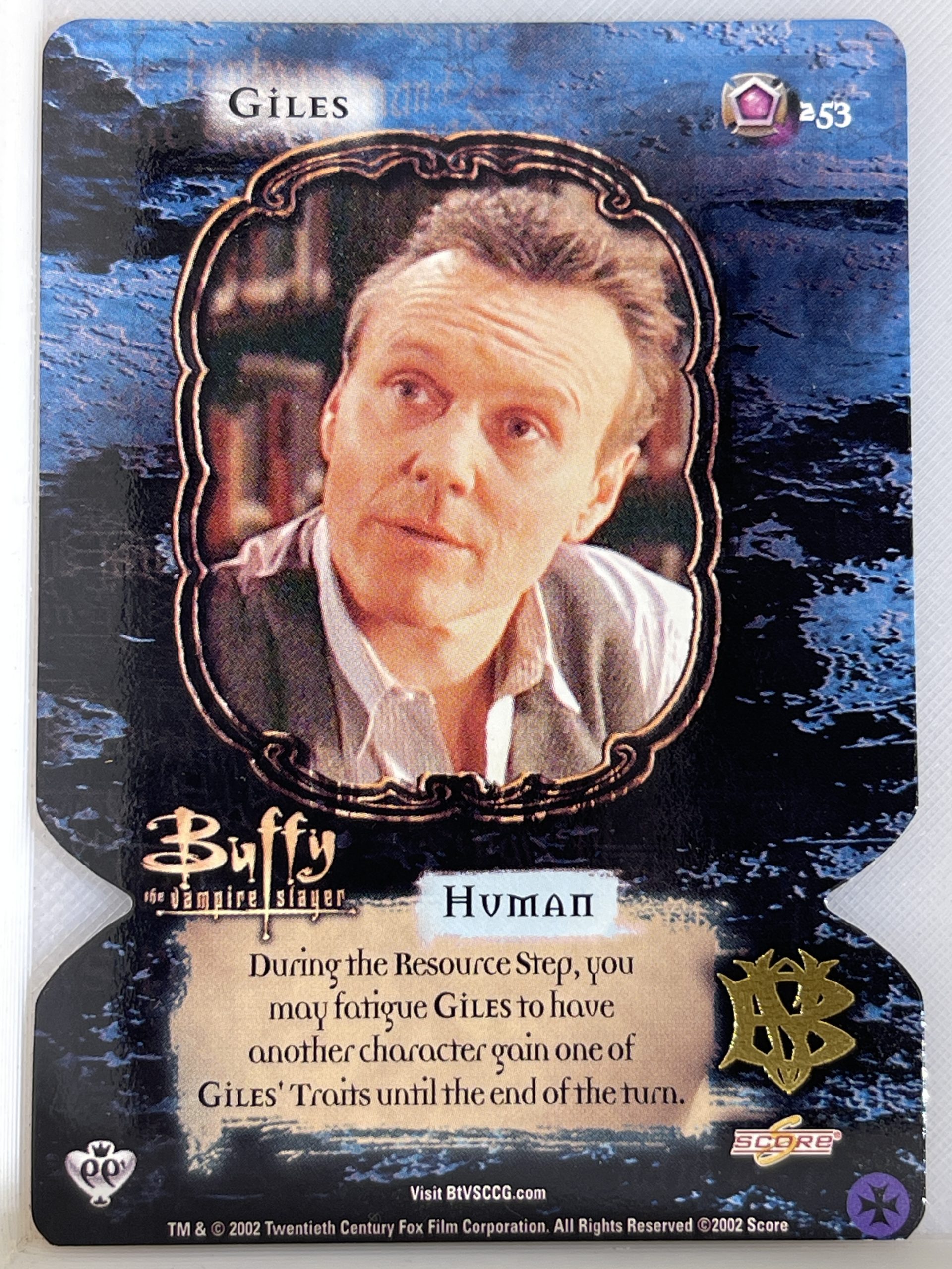 BUFFY THE VAMPIRE SLAYER CCG CLASS OF 99 LTD ESSENCE CARD 253 GILES 254 CORDELIA ex