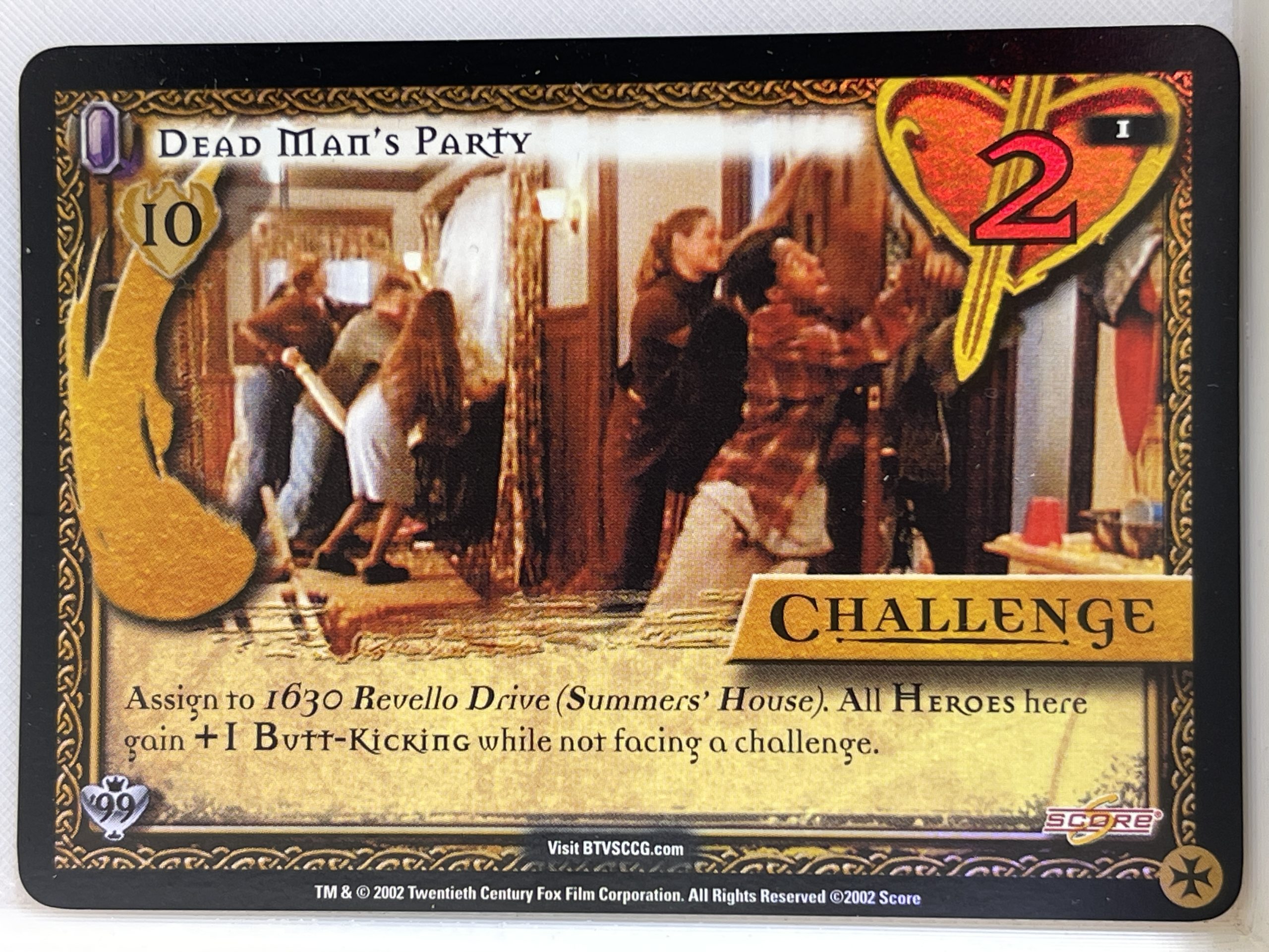 BUFFY THE VAMPIRE SLAYER CCG CLASS OF 99 LTD FOIL 1 DEAD MAN-S PARTY ex