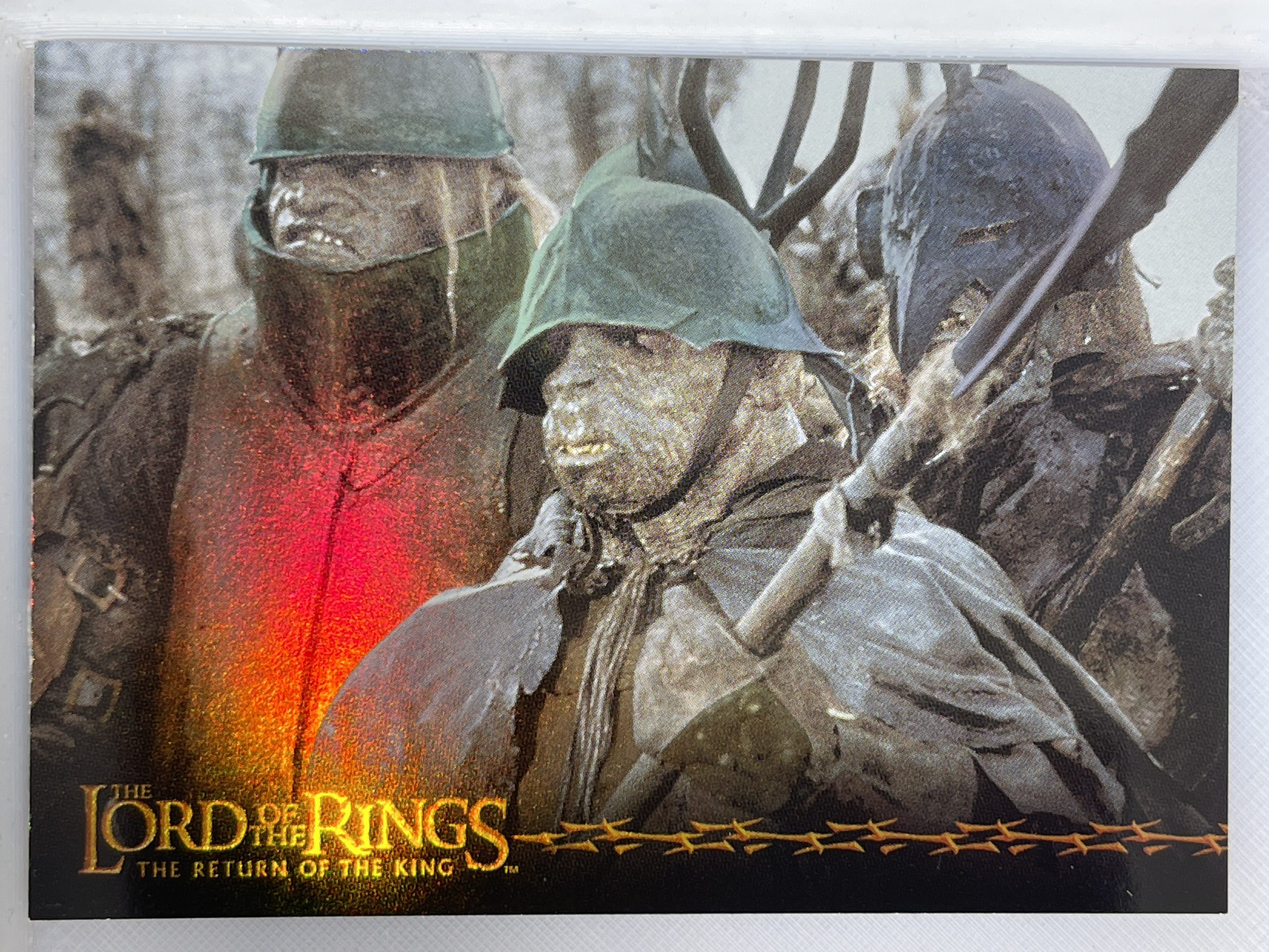 LORD OF THE RINGS RETURN OF THE KING  FOIL CARDS 5 OF 10