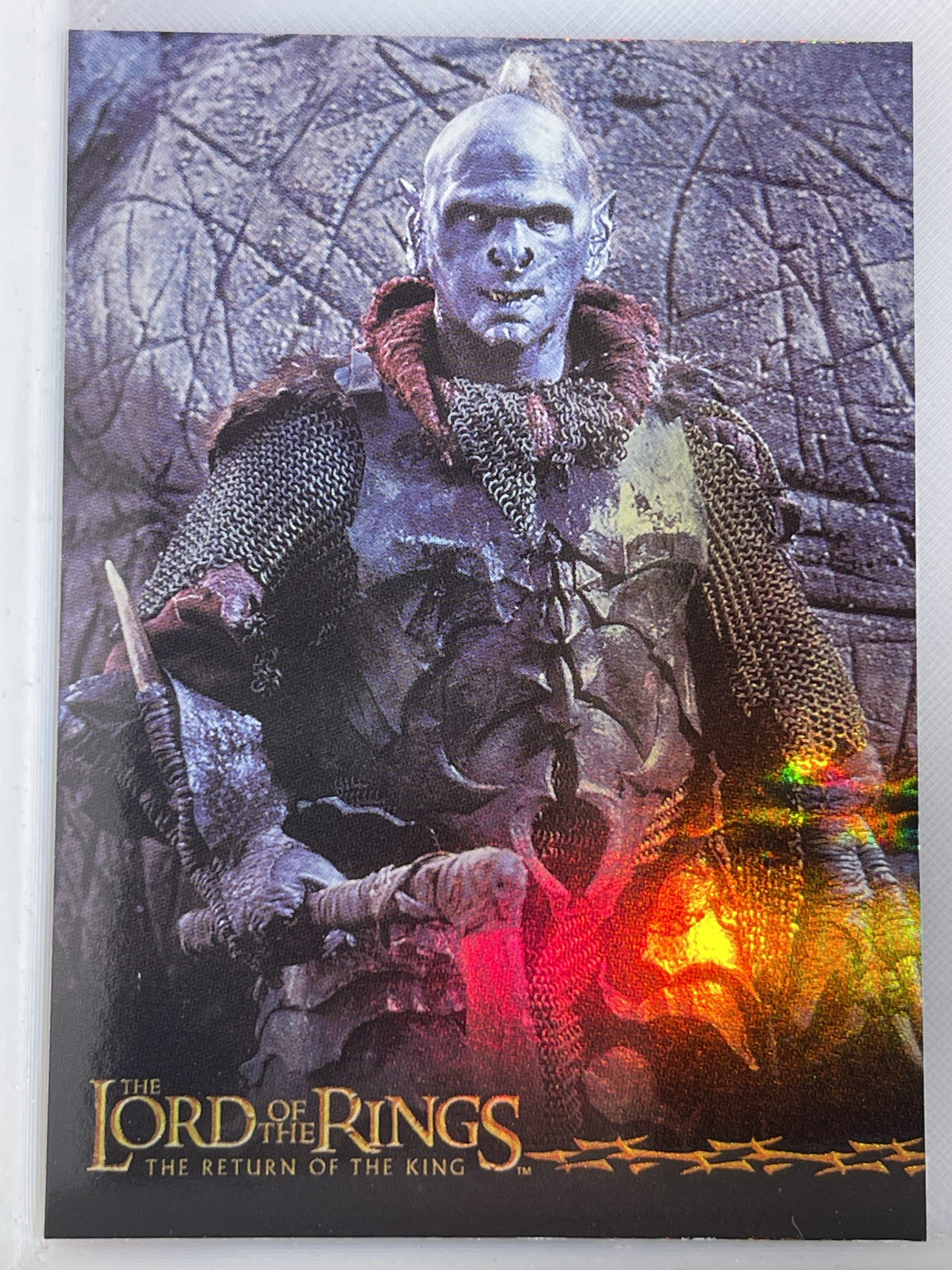 LORD OF THE RINGS RETURN OF THE KING  FOIL CARDS 7 OF 10