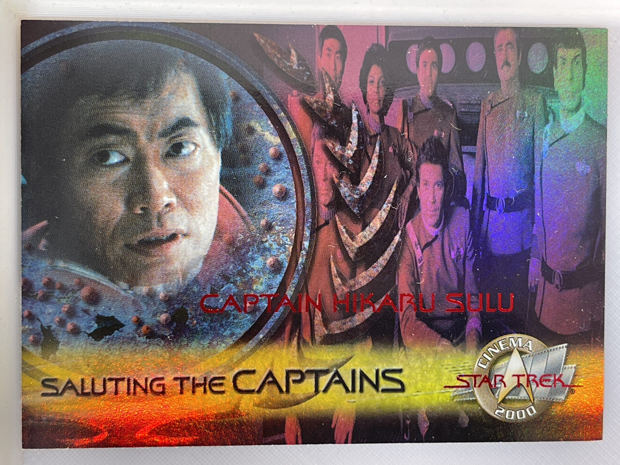 STAR TREK CINEMA 2000 SALUTING THE CAPTAINS CARDS SC6