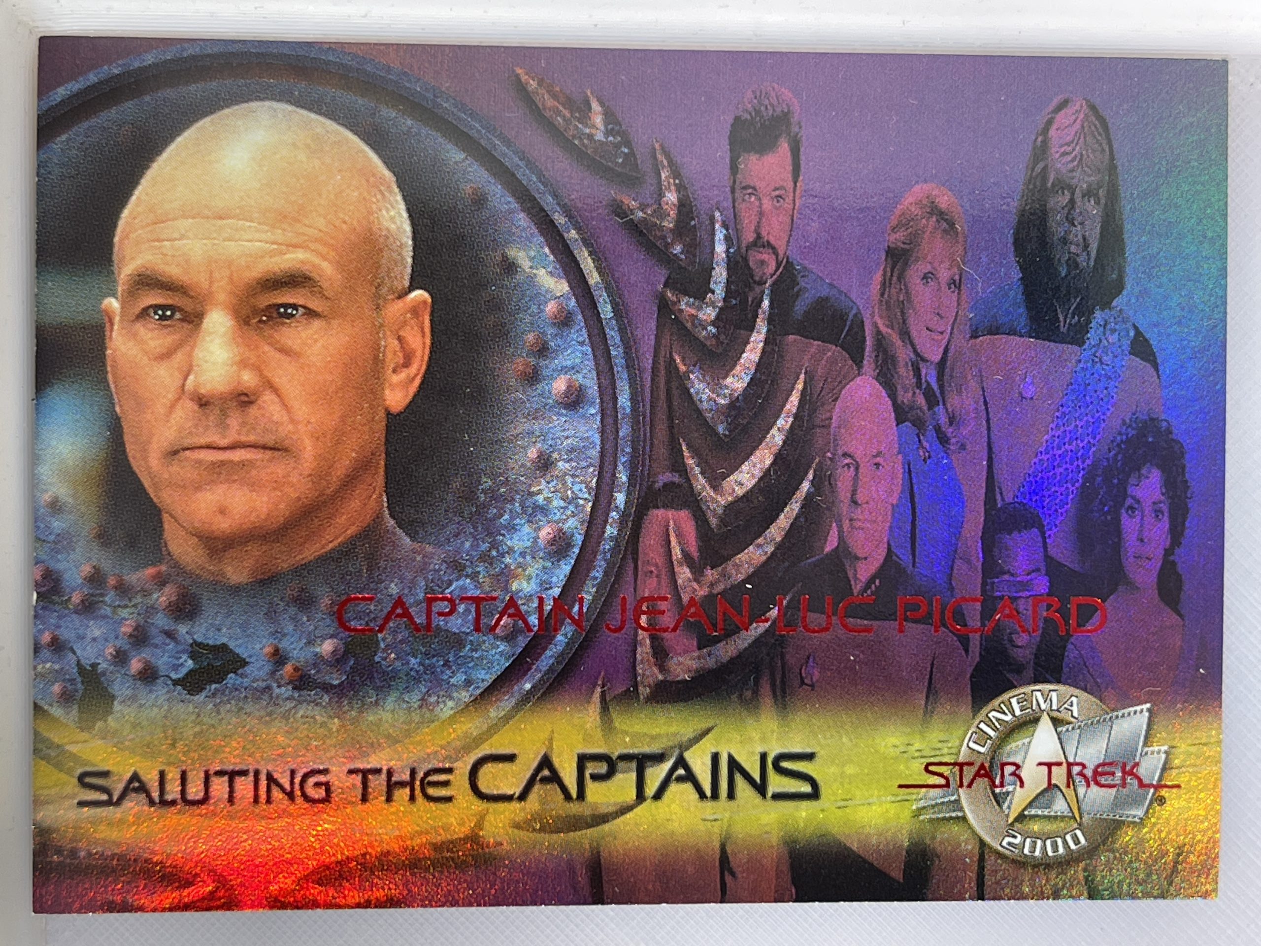 STAR TREK CINEMA 2000 SALUTING THE CAPTAINS CARDS SC7