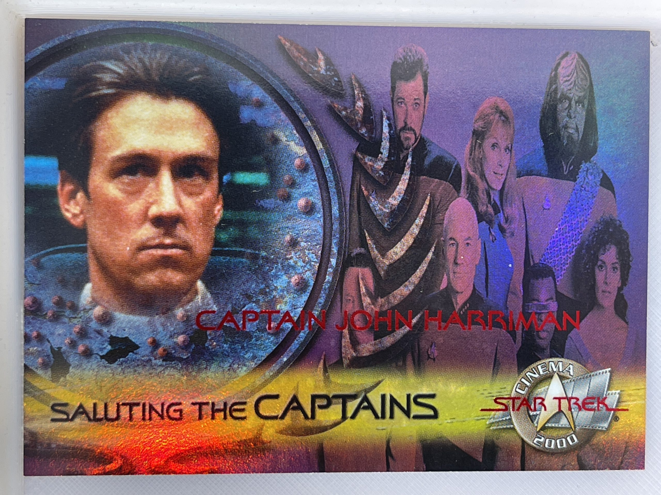 STAR TREK CINEMA 2000 SALUTING THE CAPTAINS CARDS SC8