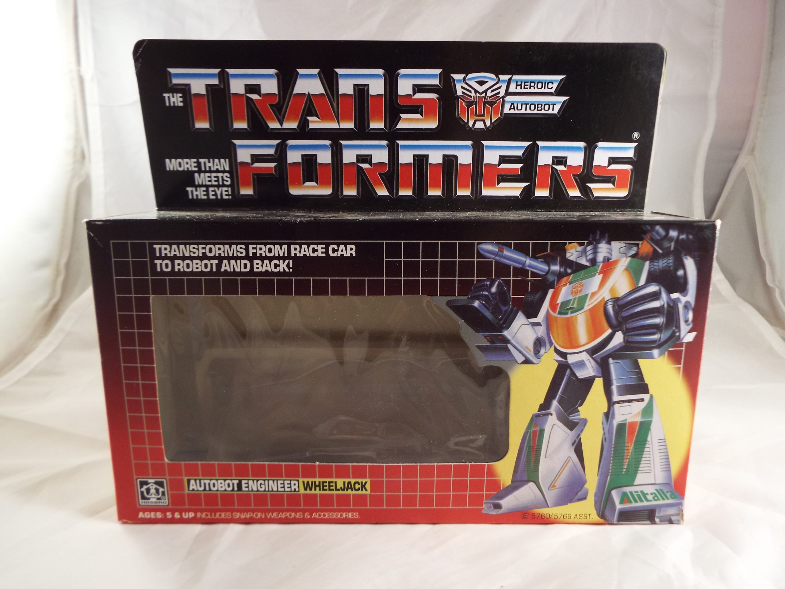 TRANSFORMERS GENERATION 1, G1 AUTOBOT WHEELJACK REPRO BOX