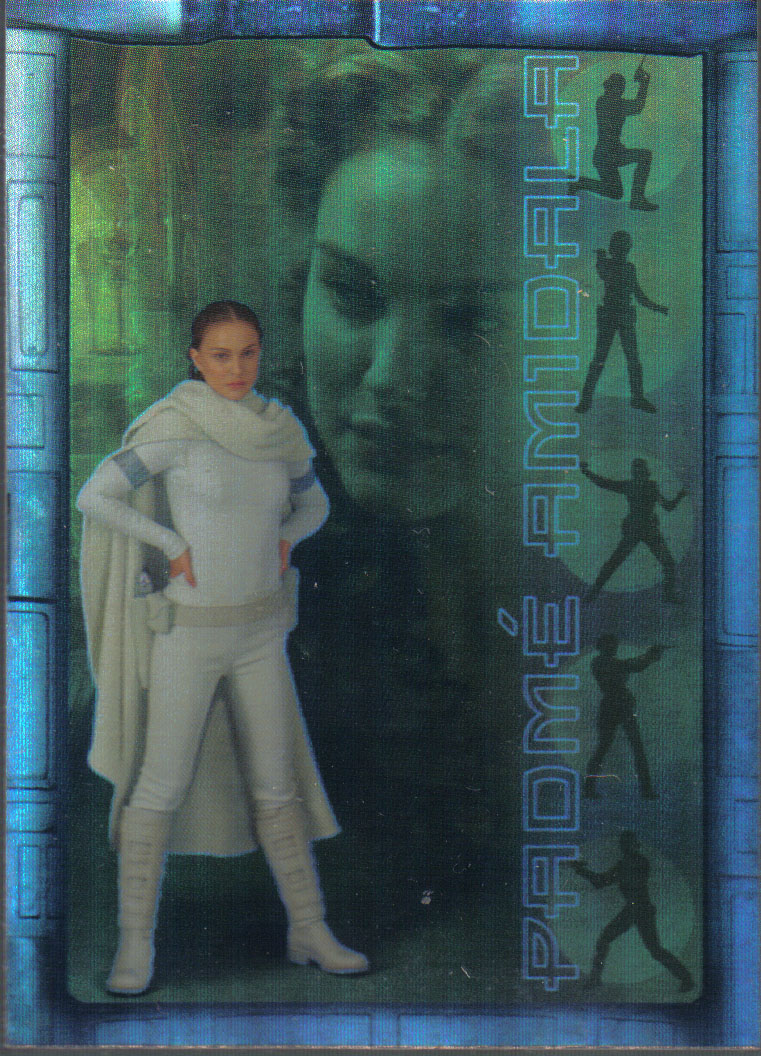 STAR WARS ATTACK OF THE CLONES PRISMATIC FOIL CARD 5